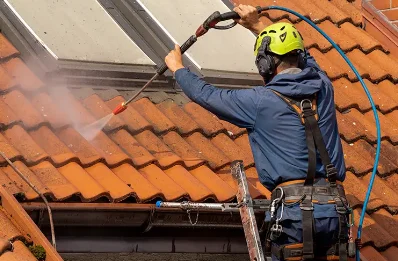 Démoussage et hydrofuge de toiture à Bauduen